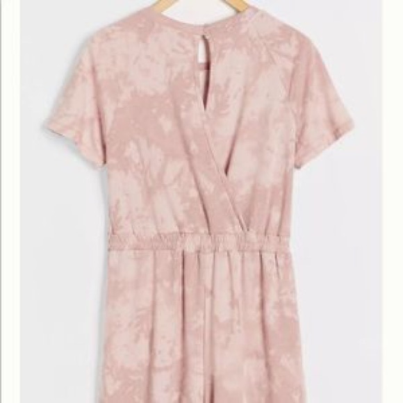Saturday Sunday by Anthropologie Catia Tie-Die Pink Romper - size L - Picture 2 of 6